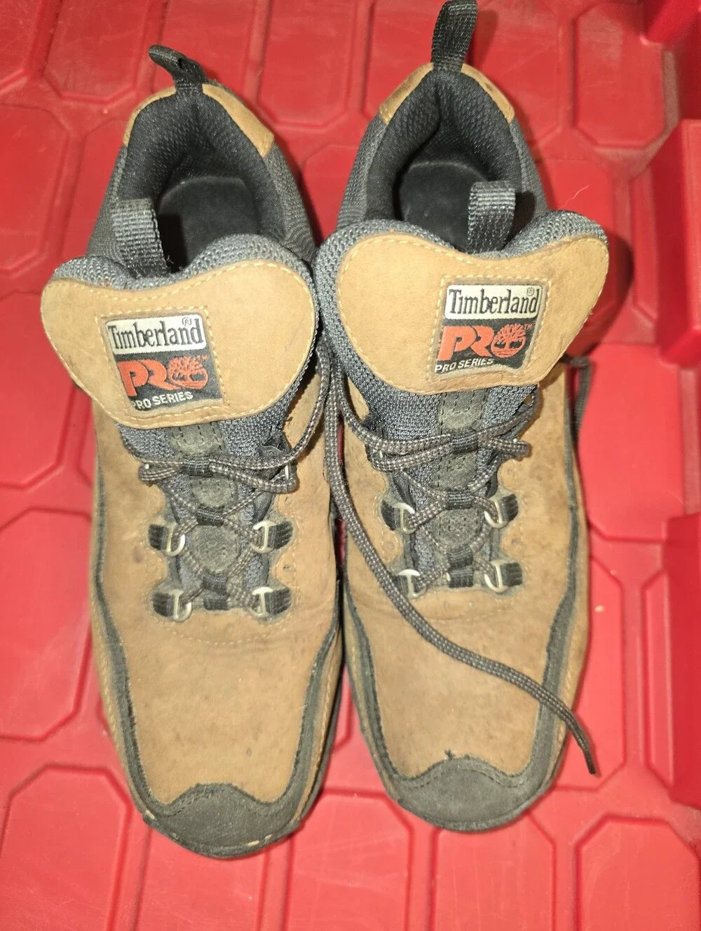 Timberland PRO Brown and Black Suede Work Boots